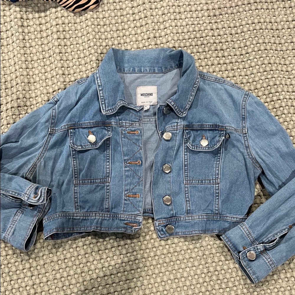 Women’s Moschino cropped Denim Jacket